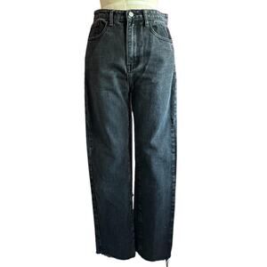 Womens Jeans Size 10 Black Denim Soft Goth Skater High Rise Classic Skater Work